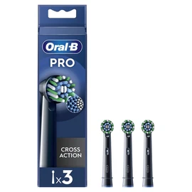 Lot de 3 brossettes  CROSS ACTION PRO - Noir