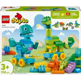 DUPLO 10451 - Dinosaures sur 3 roues 3 en 1