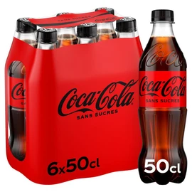 Boisson gazeuse aux extraits végétaux sans sucres bouteilles (6x50cl)