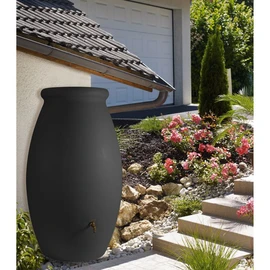 Récupérateur d'eau amphore Anthracite - 1000L - JARRE