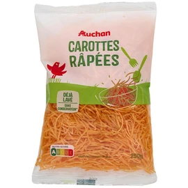 Carottes râpées déjà lavé (250g)