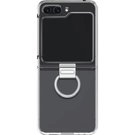 Coque avec anneau pour Samsung Z Flip 5 - Transparent