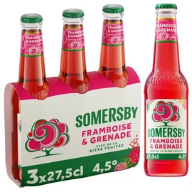 Bière aromatisée à la framboise et grenade 4.5% (3x27.5cl)