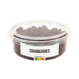 Cranberries en barquette (150g)