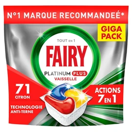 Platinum Plus produits de vaisselle citron (x71)