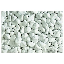 GALETS MARBRE BLANC 2540 25/40 MM SAC 20 KG