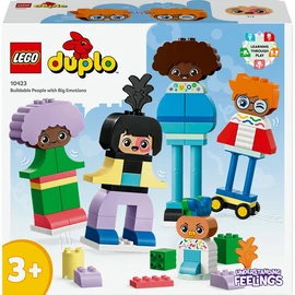 DUPLO Ma Ville 10423 Personnages à Construire aux Différentes Émotions, Jouet avec 71 Briques avec 5 Personnages