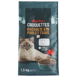 Croquettes riches en poulet frais pour chaton (1.5kg)