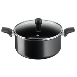Faitout 24 cm avec couvercle en verre tous feux sauf induction ACCESS