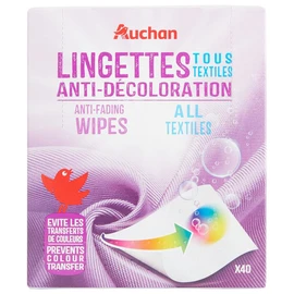 Lingettes anti-décoloration tous textiles (x40)