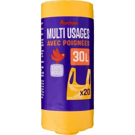 Sacs multifonctions à poignée 30L (x20)
