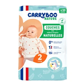 Nature couches écologiques taille 2 (3-6kg) (x50)