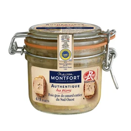 Foie gras de canard entier au poivre de Madagascar Label Rouge (180g)