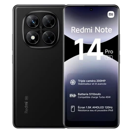 Redmi Note 14 Pro 5G 256Go - Noir