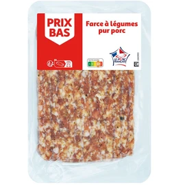 Farce à légumes pur porc (400g)