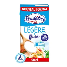 Crème fraîche légère et fluide 12% MG (50cl)