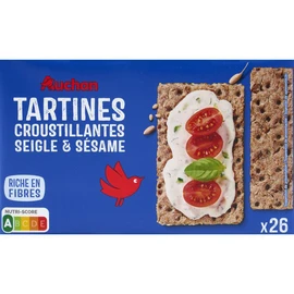 Tartines croustillantes seigle et sésame (250g)