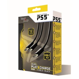 Câble Dual Play & Charge Noir PS5