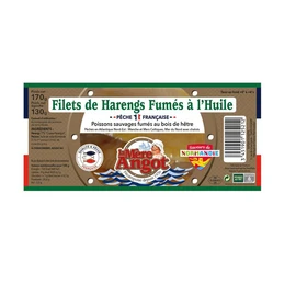 Filet de hareng fumés à l'huile (130g)