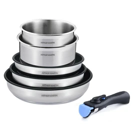Batterie de cuisine aluminium 8 pièces tous feux dont induction