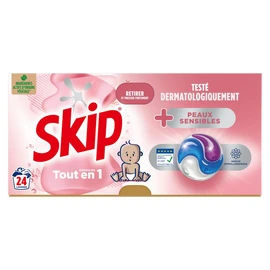 Lessive capsules peaux sensibles (x24)