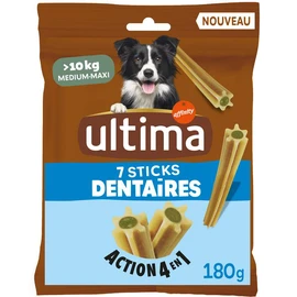 Sticks dentaires active 4 en 1 pour chien moyen et grand (180g)