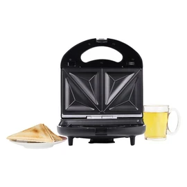 Appareil 3-en-1 gaufrier croque-monsieur grill Q.5469 - Noir