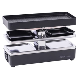 Appareil à raclette extensible 2 personnes 146356 - Noir