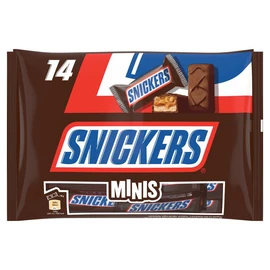 Mini barres chocolatées aux cacahuètes grillées et caramel (275g)