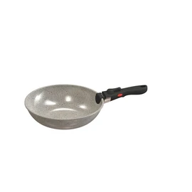 Wok 28cm tous feux dont induction avec poignée amovible SANDSTONE