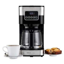Cafetière à filtre 77177 - Inox et noir