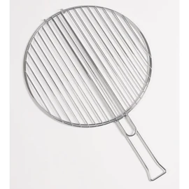 Grille double pour barbecue Ø 37cm - Manche en Bambou