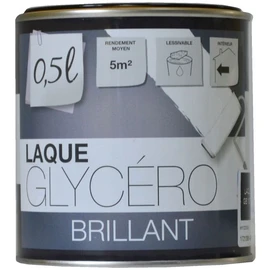 Laque glycéro brillant couleur noir