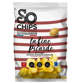Chips La fine picarde saveur oignons rissolés (125g)