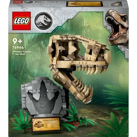 Jurassic World 76964 Les Fossiles de Dinosaures : Le Crâne du T. Rex, Jouet de Dino, Déco pour la Chambre d'Enfant