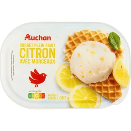 Sorbet saveur citron (663g)