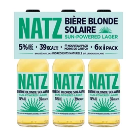 Bière blonde solaire 5% bouteilles (6x25cl)