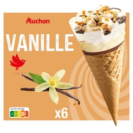 Cônes glacés vanille (411g)