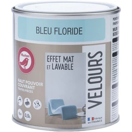 Peinture velour dépolluante bleu floride 0,5L