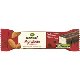 Barre pâte d'amande chocolat noir (40g)