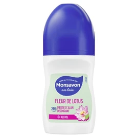 Déodorant bille 0% Alcool 24h Pierre d'alun Fleur de Lotus (50ml)