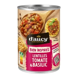 Lentilles Tomates et Basilic (400g)