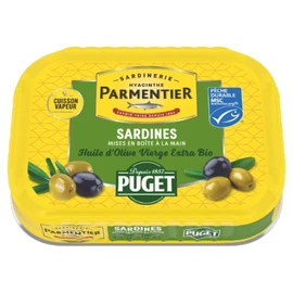 Sardines à l'huile d'olive vierge extra bio (120g)
