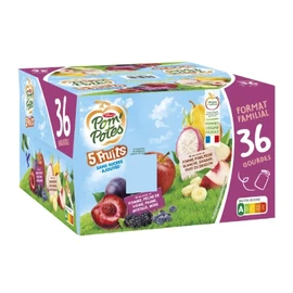 Compotes 5 Fruits Violets et Blancs (36x90g)