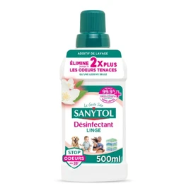 Désinfectant Linge  Anti-Odeurs Parfum Fleurs Blanches (500ml)