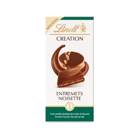 Tablette de chocolat création lait entremets noisette (150g)