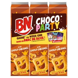 Biscuits choco party chocolat caramel (285g)