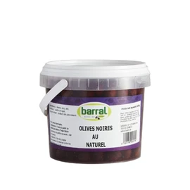 Olives noires au naturel (600g)