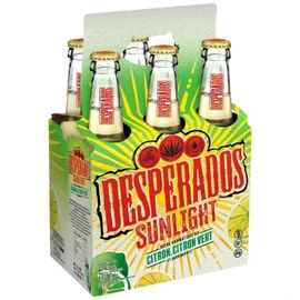 Bière Aromatisée Citron et Citron Vert Sunlight 4% (6x33cl)