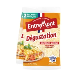 Fromage Râpé Dégustation Goût Fruité et Unique (2x75g)